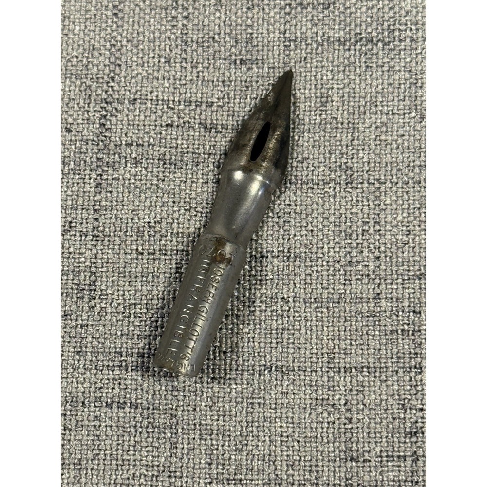 Vintage Joseph Gillott 570 Infrangible Steel Dip Pen Nib Made in England